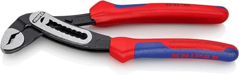 Knipex Alligator® Pince multiprise noire atramentisée, avec gaines bi-matière 180 mm (carte LS/blister) 88 02 180 SB