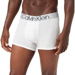 Calvin Klein - Mens Underwear - Calvin Klein Trunks - Mens Briefs - Mens Underwear Trunks - Signature Waistband Elastic - White