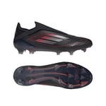 adidas F50 Elite Laceless Fg Stealth Victory - Svart/silver/lucid Red - Gräs (Fg), storlek 42