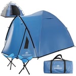 marnieGO Tentes de Camping familiales imperméables – Tente pour 2 Personnes avec 2 tabourets, Sac de Transport, Porche et Plus Encore – Tentes Pop-up pour Camping et tentes familiales en polyuréthane