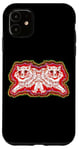 Coque pour iPhone 11 Deux chats rouges de L. Wain