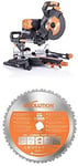 Evolution Power Tools R255SMS-DB+ with Additional R255-TCT Blade