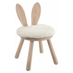 Paris Prix - Chaise pour Enfant 'Oreilles Lapin' 56cm Naturel