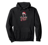 Naughty & Nice Christmas Funny Santa Xmas Wine Lovers Pullover Hoodie