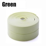 Bande Adhésive Étanche pour Bancs de Cuisine,Seau,Douche,Toilette,Évier,Mur,Coin,Baignoire - Type Green-2.2cmx3.2m #C