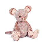 Histoire d'Ours - Peluche Souris - 17 cm - Rose - Idée Cadeau - Lily La Souris Rose - Fidèles Compagnons - HO3067