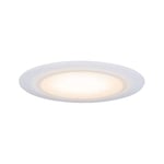 Paulmann 99943 spots encas. LED Premium Suon rond incl. 1x6,5W IP44 gradable projecteurs Satin, blanc éclair. d'armoire plast. lampe enc. 2000K, Matière, 6.5 W, 1er-Set