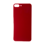 Glass Back For iPhone 8 Plus Plain in Red