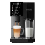 Cecotec Cafetière Superautomatique Cremmaet Compactccino. 1350 W, Thermoblock, Pompe à Pression de 19 bars, Système Plug&Play, Réservoir de Café avec Moulin Intégré, Nettoyage Automatique