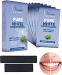 Home Teeth Whitening Strips - Pure White, Vegan 42 count (Pack of 1), White 