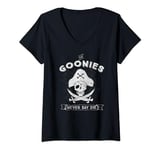 Womens The Goonies Never Say Die V-Neck T-Shirt