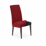 SOFASKINS® Lot de 2 Housses de chaises de Salle à Manger Super élastiques, Design Exclusif, Respirantes et durables, Housses de chaises avec Dossier Facile à Installer, 40-60 cm, Rouge