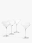 John Lewis Studio Coupe Cocktail Glass, Set of 4, 240ml, Clear