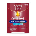 Seven Seas Omega-3 & Multivitamins Duo Pack - Man 50+ - 30 Caps & Tabs