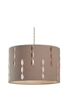 'Louie' Pendant Shade Beige and Copper