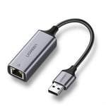 UGREEN USB-A til RJ45 Ethernet-adapter - Space Grey