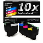 10x Pro Cartridge XXL Replaces Lexmark 802SC 802SK 802SM 802SY