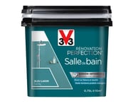 V33 Peinture de rénovation salle de bain, Rénovation perfection® Bleu lagon satin 750ml