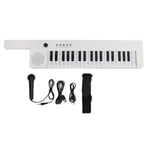 37-tangenters Keyboard Piano Bärbar Gitarr Elektroniskt Orgel Mini Keytar Utbildning Musikinstrumentbf-3755 white