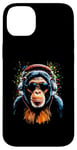 iPhone 14 Plus Funky DJ Monkey with Shades and Headphones Case