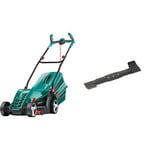 Bosch Rotak 36 R Electric Rotary Lawnmower (Cutting Width 36cm) with Replacement Blade