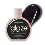 Glaze Super Gloss Colour Conditioning Hair Gloss – Like a Tinted Moisturiser for Dark Brown/Black Hair – Boosts Colour, Repairs the Look of Damage & Adds Mirror Shine – Luminous Licorice, 190 ml