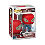 Funko Pop! Games: Spider-Man 1- Peter Parker - (Velocity Suit) - Marvel Comics- Figurine en Vinyle à Collectionner - Idée de Cadeau - Produits Officiels - Jouets pour Les Enfants et Adultes