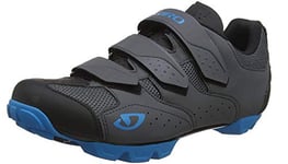 Giro Hommes Carbide R II Chaussures de vélo VTT - Dark Shadow/Bleu, 44,5