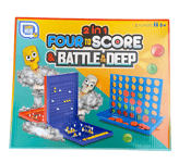 Games Hub 2 in1 Four to Score & Battle in the Deep, Toys & Games, New