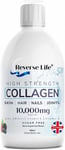 Reverse Life Marine Collagen Liquid Supplement Drink - High-Strength...