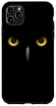 iPhone 11 Pro Max Big Owl Eyes beautiful owl lover wild bird of the night cool Case