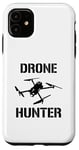 Coque pour iPhone 11 Drone Hunter Objet volant Contrôle de la circulation aérienne