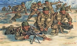 The Hobby Company Italeri 1: 72 510006064 – WW2 British commandos troops.