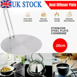 Induction Hob Cooktop Converter Heat Diffuser Disc Adapter Plate Saucepan UK