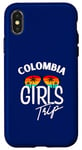 Coque pour iPhone X/XS Colombia Girls Trip Travel Vacation Femmes Colombie