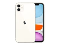 Apple Iphone 11 - 4G Smartphone - Dobbelt-Sim / Internminne 128 Gb - Lcd-Display - 6.1" - 1792 X 828 Piksler - 2X Bakkameraer 12 Mp, 12 Mp - Front Camera 12 Mp - Hvit