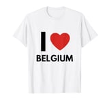 I Love Belgium - Travel Tourist T-Shirt