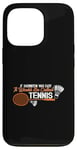 Coque pour iPhone 13 Pro Jeu d'amour pour joueur de badminton