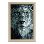 goldbuch - 92 0765 - Toscana - Cadre photo en bois - Pour photo au format 20 x 30 cm - Cadre portrait avec support et support mural - Cadre simple en MDF - Nature