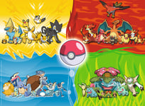 Pokemon Puslespil - Pokemon Types (150 XXL Stk)