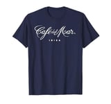 Café del Mar Classic White Text Logo T-Shirt