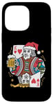 Coque pour iPhone 14 Pro Max King Of Hearts With Beer Jeu de cartes vintage pour amateur de bière