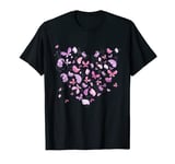 Butterfly Garden Heart for Women Aesthetic T-Shirt