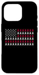 Coque pour iPhone 16 Pro Family HIV Awareness Red Ribbon American Flag AIDS Survivor