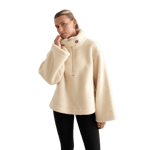 aim'n Almond White Pile Anorak Vit