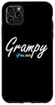 iPhone 11 Pro Max New Grampy of a baby Boy Established 2025 Case