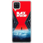 ERT GROUP mobile phone case for Samsung A12 / M12 original and officially Licensed Marvel pattern Black Widow 001 optimally adapted to the shape of the mobile phone, case made of TPU