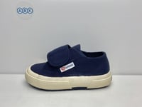 Superga 2750 Baby Toddler Cotu Classic Strap Canvas Trainer Navy UK Size 5 EU 21