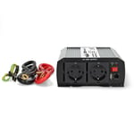 Nedis Power Inverter Modificeret Sine Wave, Dual socket + USB-A