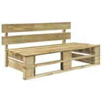 Banc palette de jardin Bois - 19285